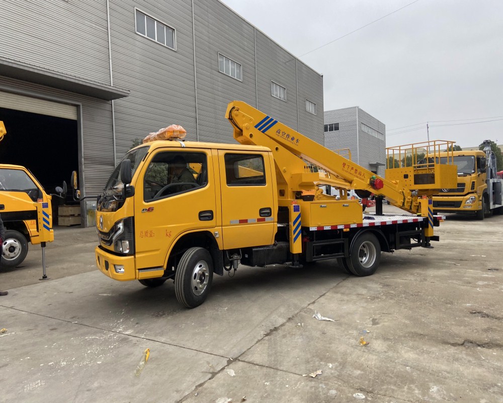 國六江鈴順達雙排20米直臂高空作業車